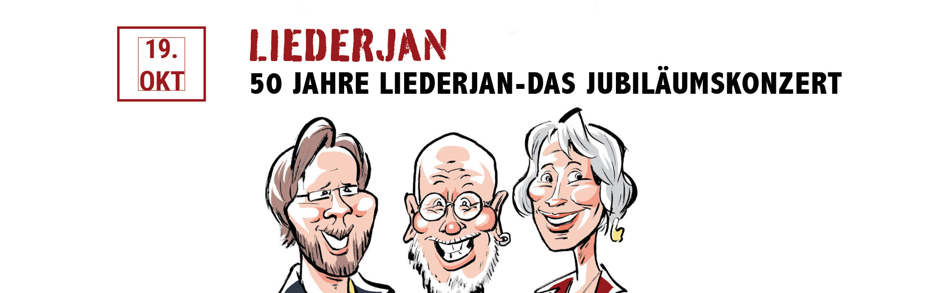 19.10.2025 19.00 Liederjan - 50 Jahre LIEDERJAN – Das Jubiläumskonzert
