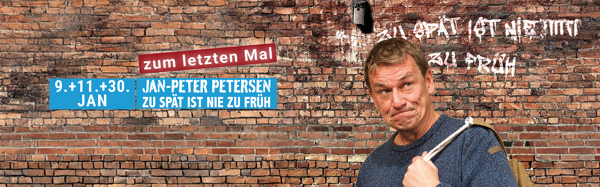 01.02.2026 19.00 Jan-Peter Petersen - zu spät ist nie zu früh